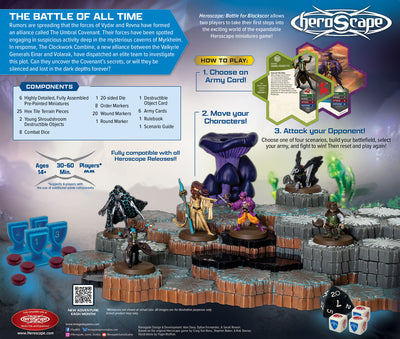 Secrets of the Citadel: Battle for Blackscar Battle Box - Pre-Painted - Premium Edition (PRE-ORDER)-All Things Heroscape