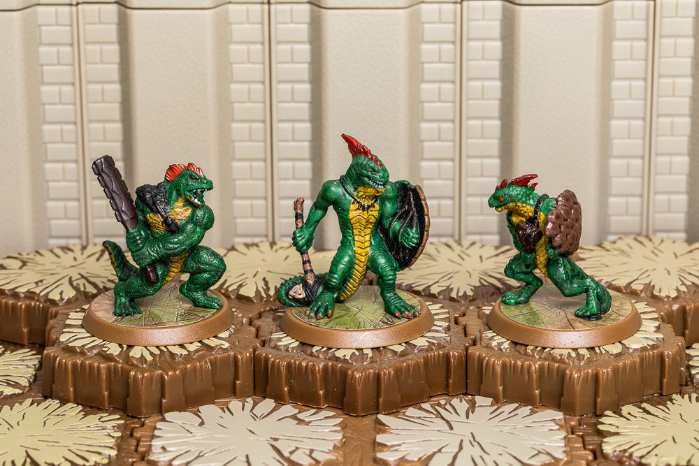 Greenscale Warriors - Common Squad-All Things Heroscape
