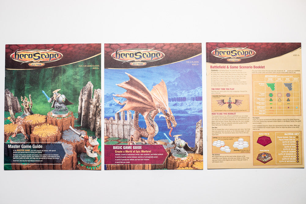 ROTV 1st Ed - Complete Instructions Manuals Set-All Things Heroscape