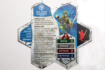 Sgt Drake Alexander (SOTM) - Unique Hero-All Things Heroscape