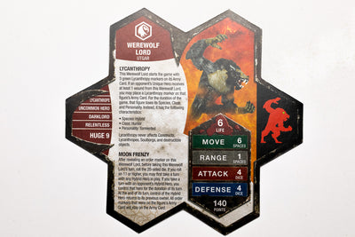 Werewolf Lord - Uncommon Hero-All Things Heroscape