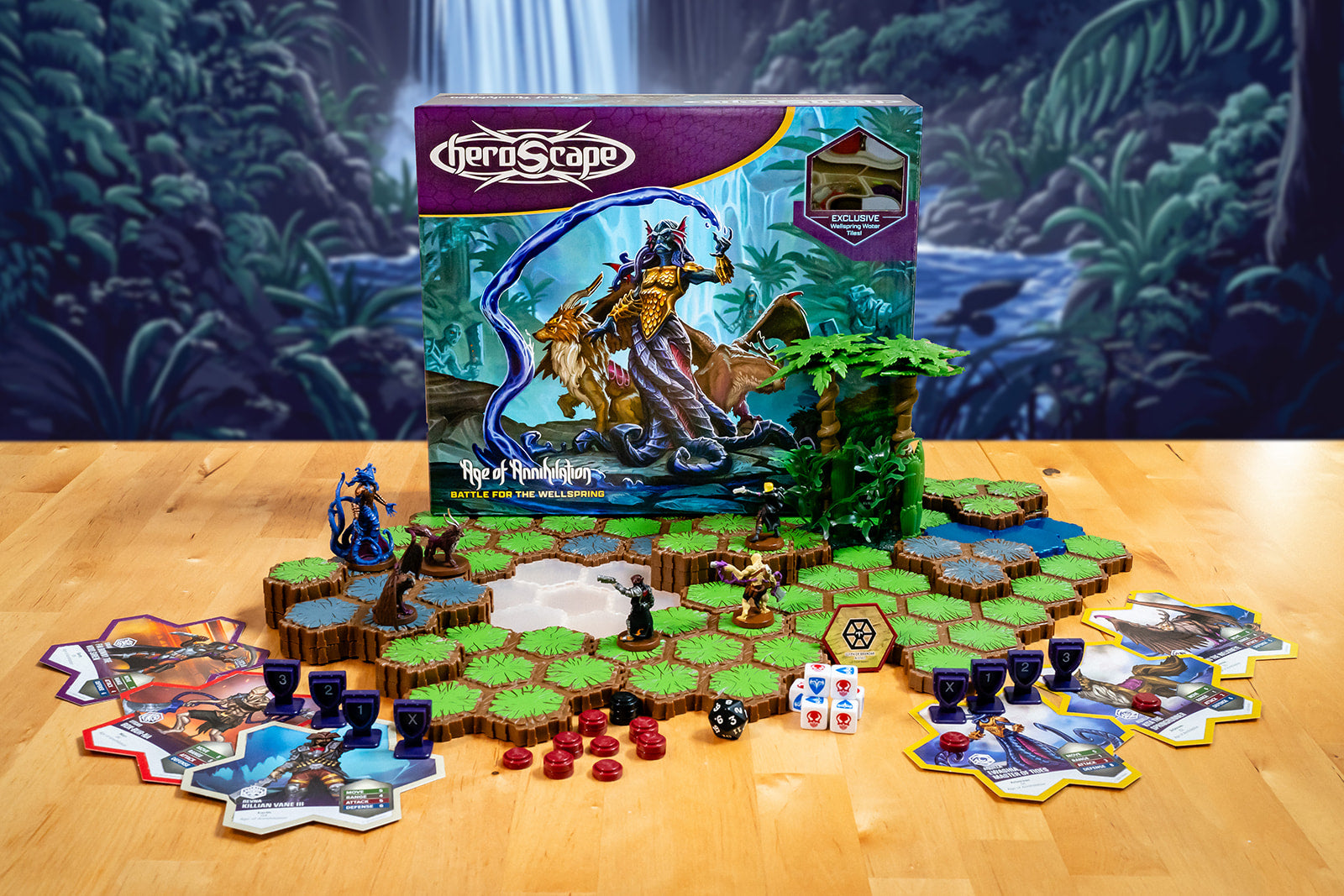 Battle for the Wellspring Battle Box - New - Pre-Painted - Premium Edition-All Things Heroscape