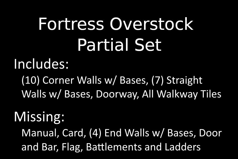 Fortress Overstock Partial Set-All Things Heroscape