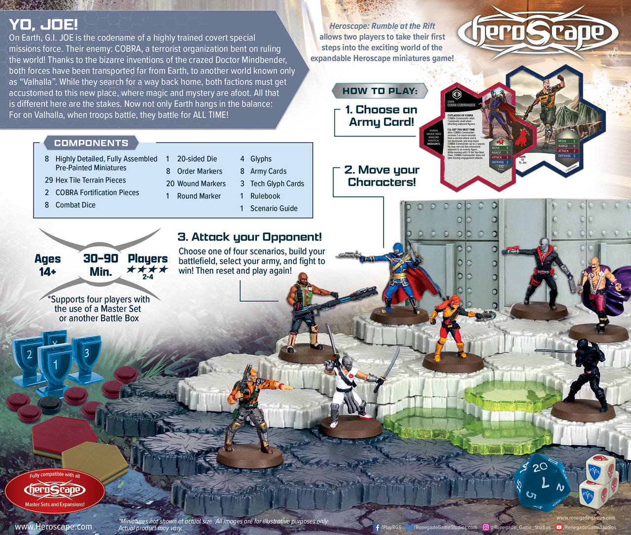G. I. JOE Heroscape: Rumble at the Rift Battle Box - Pre-Painted Premium Edition (PRE-ORDER)-All Things Heroscape