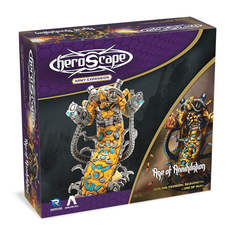 Boiling Tension: Scavorith Lord of Ruin Army Expansion - Unpainted Standard Edition-All Things Heroscape