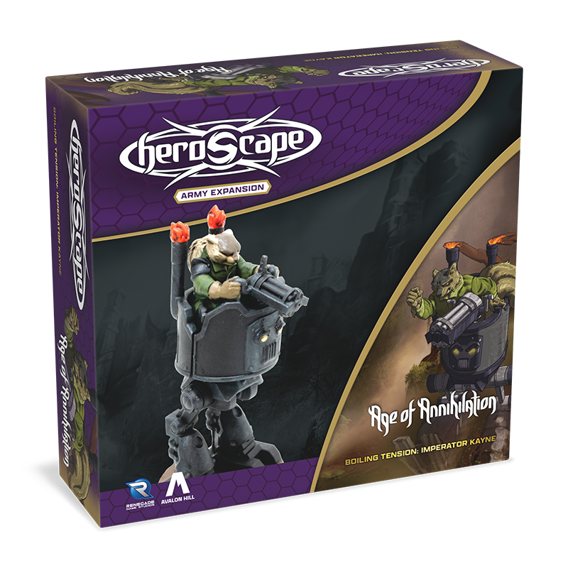 Boiling Tension: Imperator Kayne Army Expansion - Unpainted Standard Edition-All Things Heroscape