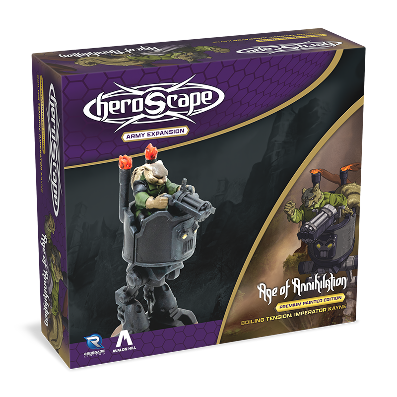 Boiling Tension: Imperator Kayne Army Expansion - Pre-Painted Premium Edition-All Things Heroscape