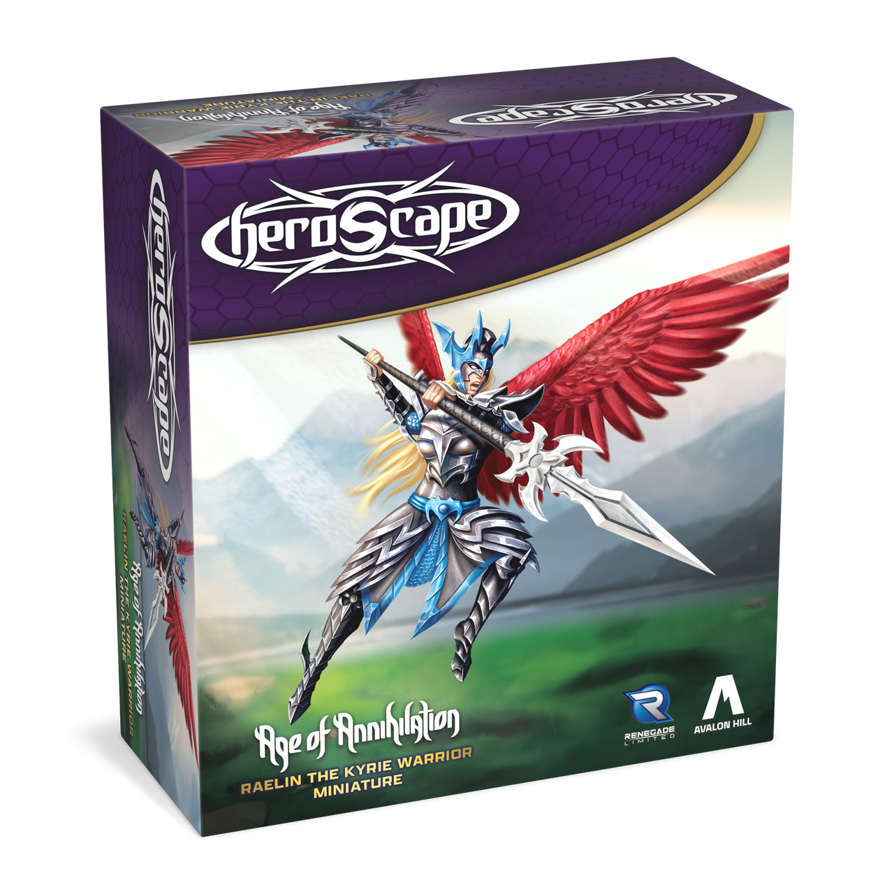 Raelin the Kyrie Warrior - Age of Annihilation Promo Figure - Pre-Painted - Premium Edition-All Things Heroscape