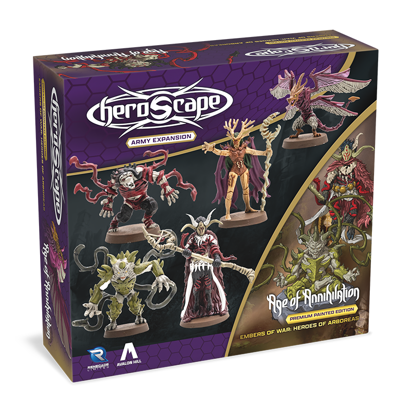 Embers of War: Heroes of Aboreas Army Expansion - Pre-Painted Premium Edition-All Things Heroscape