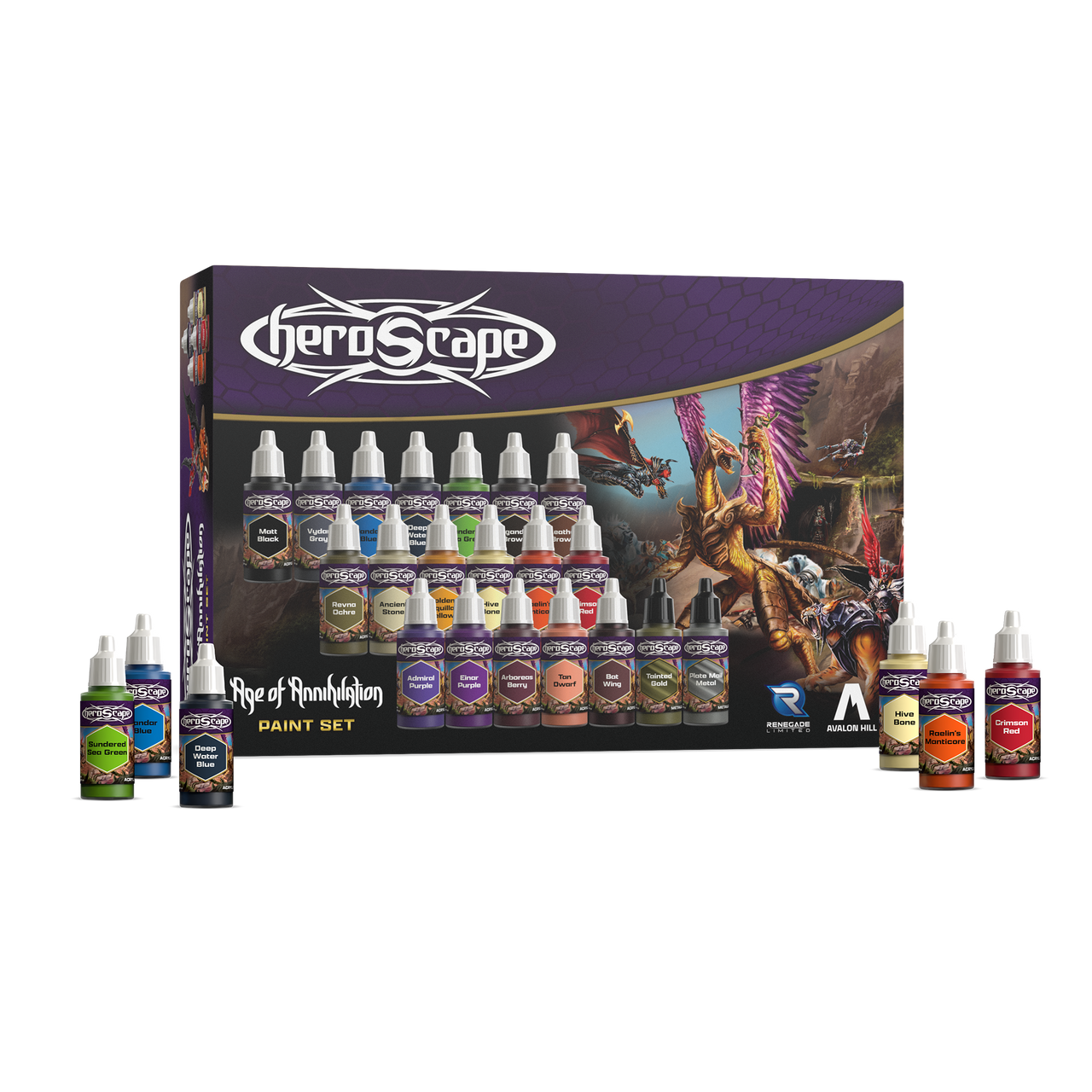 Heroscape: Age of Annihilation Paint Set (20 Colors)-All Things Heroscape