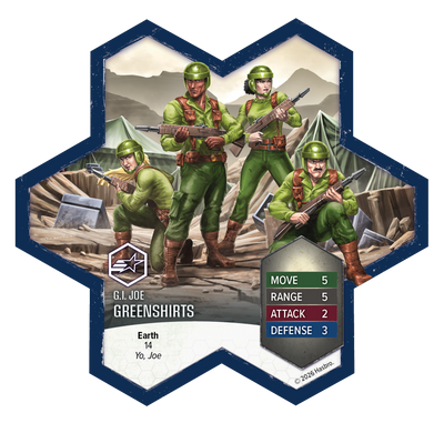 G. I. JOE Heroscape: Greenshirts & Battle Copter Common Army Expansion - Unpainted Standard Edition (PRE-ORDER)-All Things Heroscape