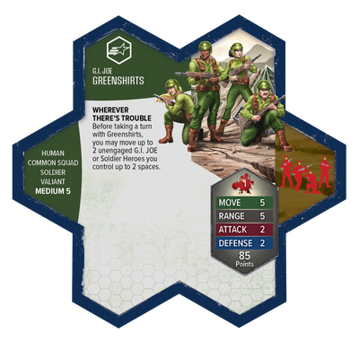 G. I. JOE Heroscape: Greenshirts & Battle Copter Common Army Expansion - Unpainted Standard Edition (PRE-ORDER)-All Things Heroscape