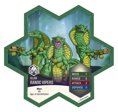 Gathering Storm: Elites of Ullar & Ranoc Vipers Common Army Expansion - Unpainted Standard Edition (PRE-ORDER)-All Things Heroscape