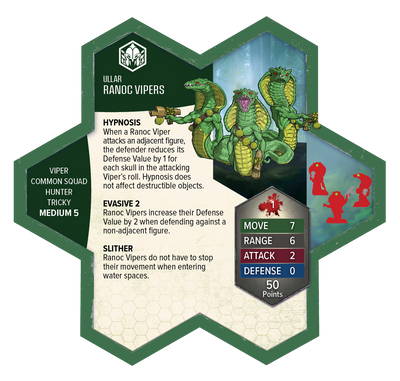 Gathering Storm: Elites of Ullar & Ranoc Vipers Common Army Expansion - Unpainted Standard Edition (PRE-ORDER)-All Things Heroscape