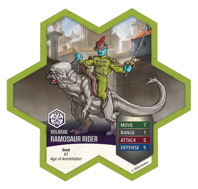 Gathering Storm: Chain Gruts & Ramosaur Rider Common Army Expansion - Unpainted Standard Edition (PRE-ORDER)-All Things Heroscape