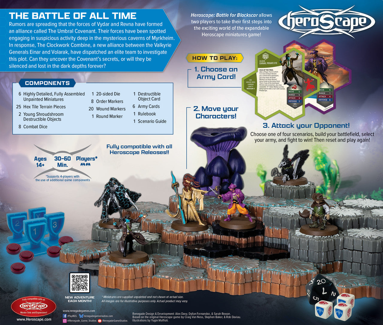 Secrets of the Citadel: Battle for Blackscar Battle Box - Unpainted - Standard Edition (PRE-ORDER)-All Things Heroscape