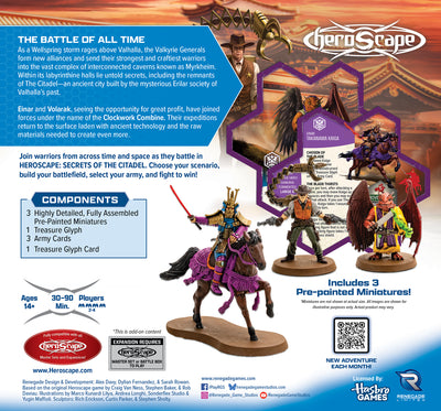 Secrets of the Citadel: Crooked Crew of the Clockwork Combine Army Expansion - Pre-Painted Premium Edition (PRE-ORDER)-All Things Heroscape
