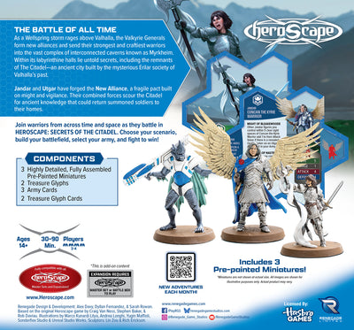Secrets of the Citadel: Paragons of the New Alliance Army Expansion - Pre-Painted Premium Edition (PRE-ORDER)-All Things Heroscape