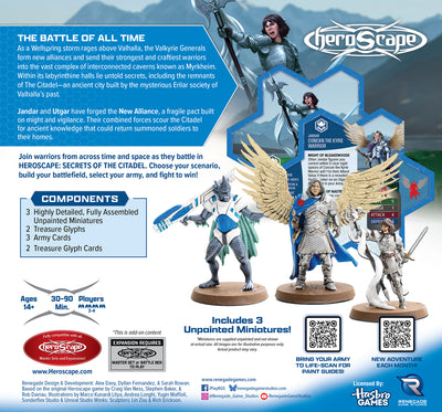 Secrets of the Citadel: Paragons of the New Alliance Army Expansion - Unpainted Standard Edition (PRE-ORDER)-All Things Heroscape