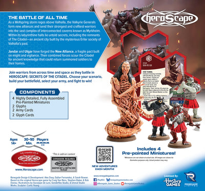 Secrets of the Citadel: Might of the New Alliance Army Expansion - Pre-Painted Premium Edition (PRE-ORDER)-All Things Heroscape