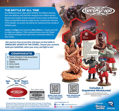 Secrets of the Citadel: Might of the New Alliance Army Expansion - Unpainted Standard Edition (PRE-ORDER)-All Things Heroscape
