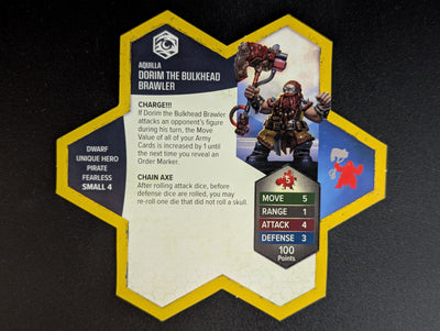 Dorim the Bulkhead Brawler - Unique Hero-All Things Heroscape
