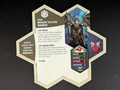 Misaerx the Kyrie Warrior - Unique Hero-All Things Heroscape