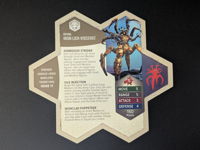 Iron Lich Viscerot - Unique Hero-All Things Heroscape