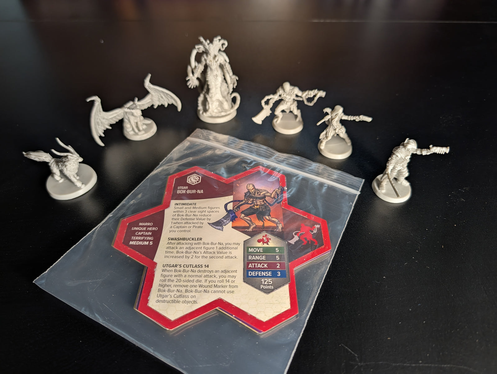 Complete Wellspring Battle Box - 6 Unpainted Figures Only Set-All Things Heroscape