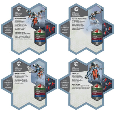 Thormun's Thunder: Upgraded Necrotech Reavers Common Army Expansion - Unpainted Standard Edition (PRE-ORDER)-All Things Heroscape