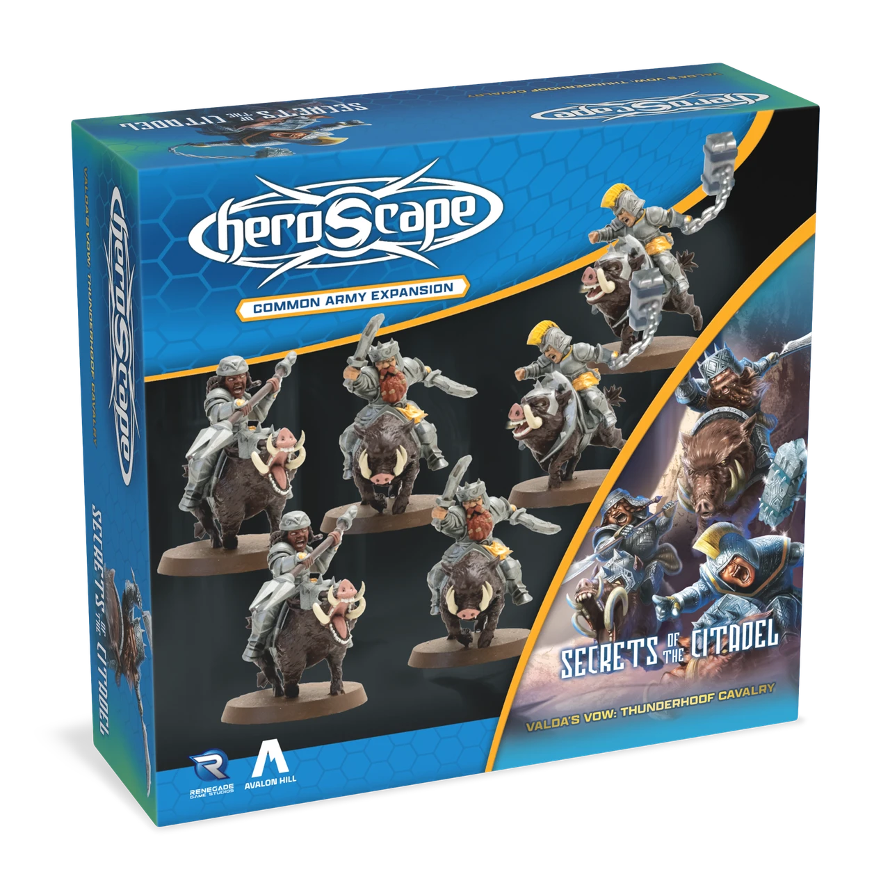 Valda's Vow: Thunderhoof Cavalry Common Army Expansion - Unpainted Standard Edition (PRE-ORDER)-All Things Heroscape