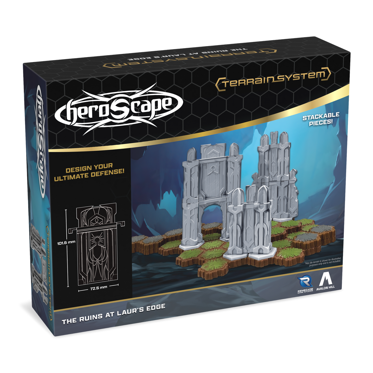Heroscape: The Ruins at Laur's Edge Terrain Expansion-All Things Heroscape