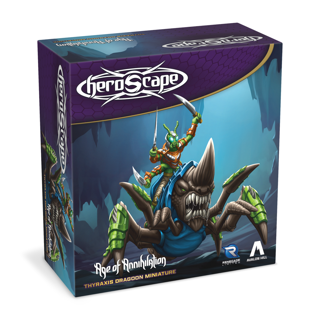 Thyraxis - Age of Annihilation Promo Figure - Unpainted-All Things Heroscape