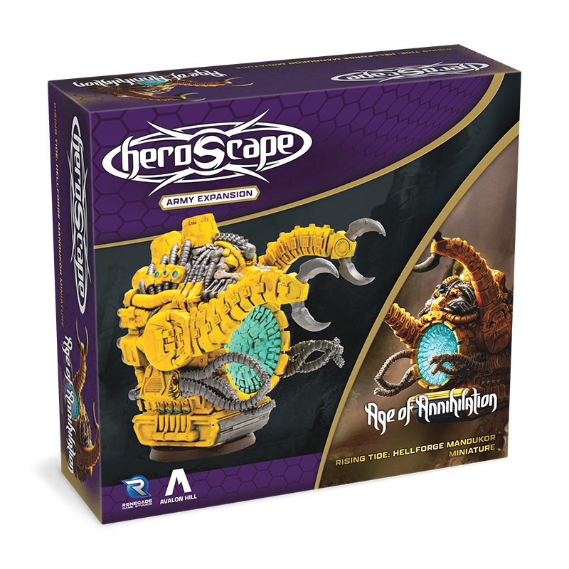 Rising Tide: Hellforge Mandukor Army Expansion - Unpainted Standard Edition-All Things Heroscape