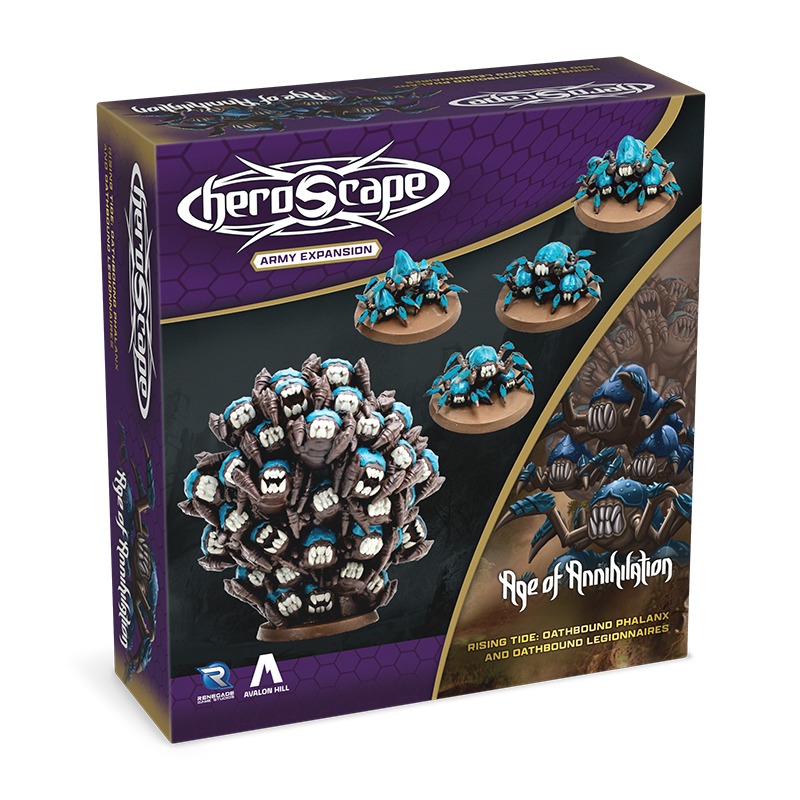 Rising Tide: Oathbound Legionnaires & Oathbound Phalanx Army Expansion - Unpainted Standard Edition-All Things Heroscape