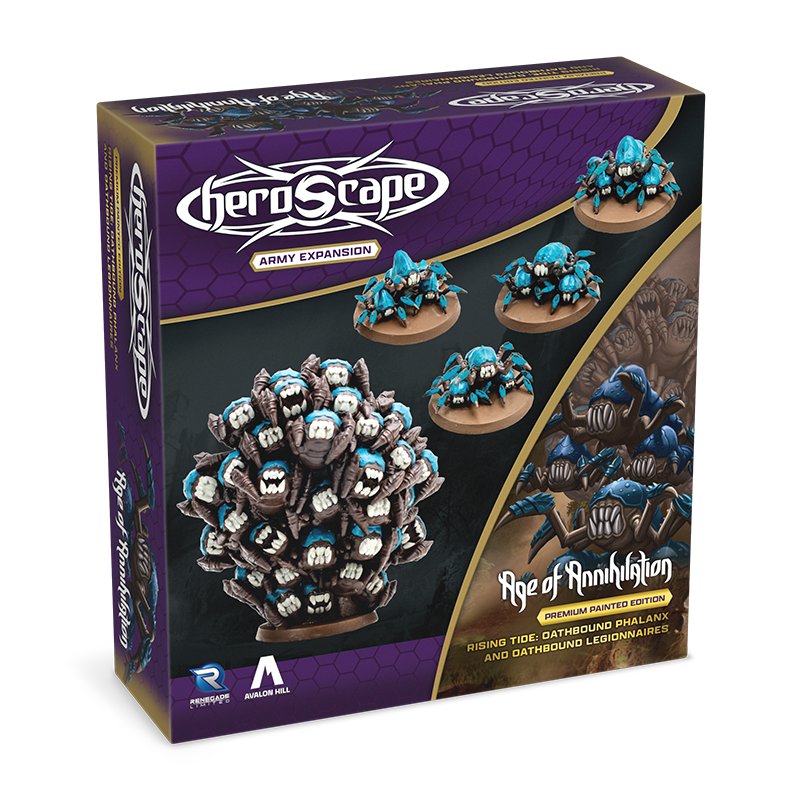 Rising Tide: Oathbound Legionnaires & Oathbound Phalanx Army Expansion - Pre-Painted Premium Edition-All Things Heroscape