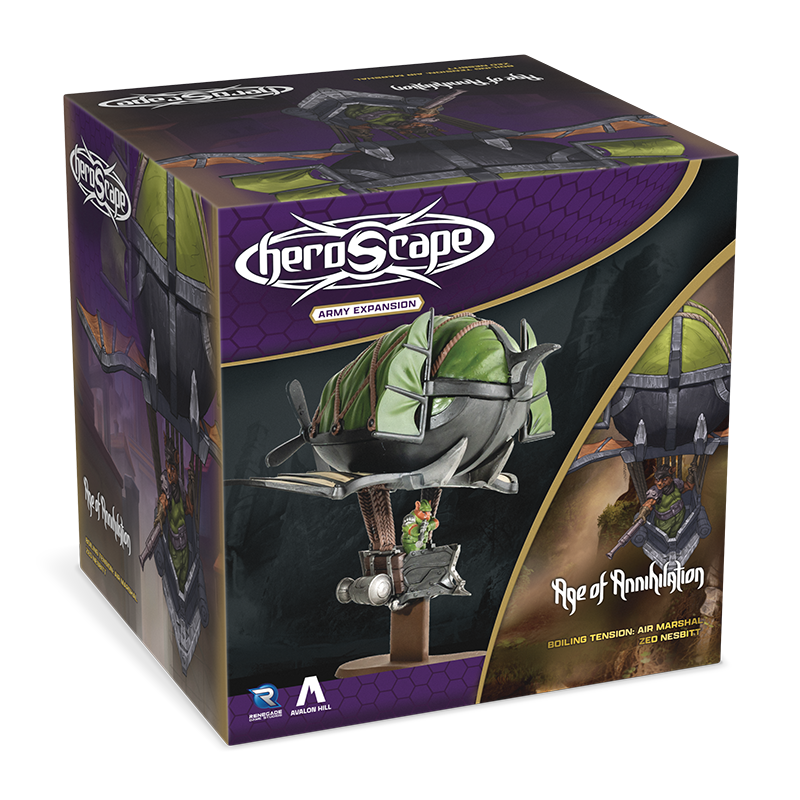 Boiling Tension: Air Marshal Zed Nesbitt Army Expansion - Unpainted Standard Edition-All Things Heroscape