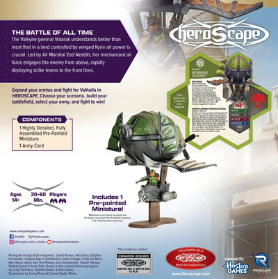 Boiling Tension: Air Marshal Zed Nesbitt Army Expansion  - Premium Pre-Painted Edition