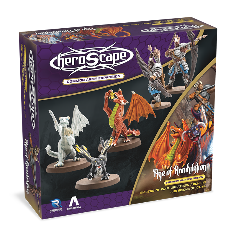 Embers of War: Greatbow Archers & Scions of Icaria Common Army Expansion - Pre-Painted Premium Edition-All Things Heroscape