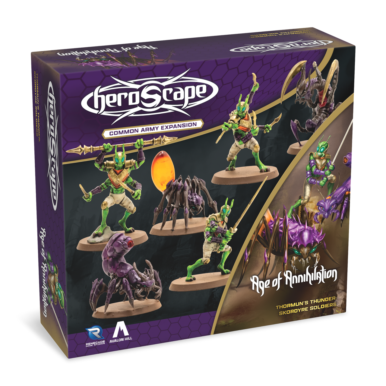 Thormun's Thunder: Skordyre Soldiers Common Army Expansion - Unpainted Standard Edition (PRE-ORDER)-All Things Heroscape