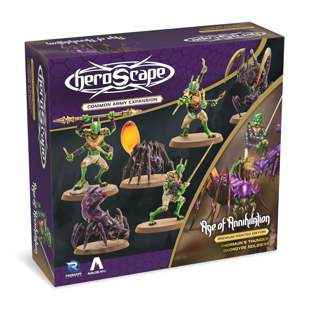 Thormun's Thunder: Skordyre Soldiers Common Army Expansion - Pre-Painted Premium Edition (PRE-ORDER)-All Things Heroscape