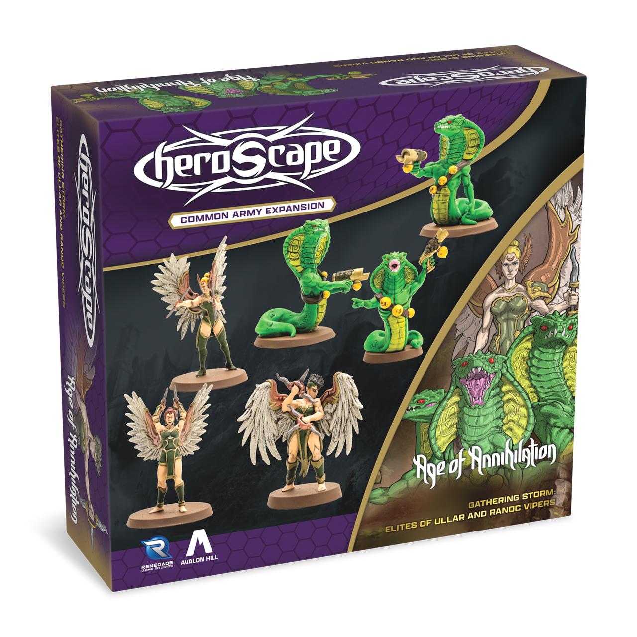 Gathering Storm: Elites of Ullar & Ranoc Vipers Common Army Expansion - Unpainted Standard Edition (PRE-ORDER)-All Things Heroscape