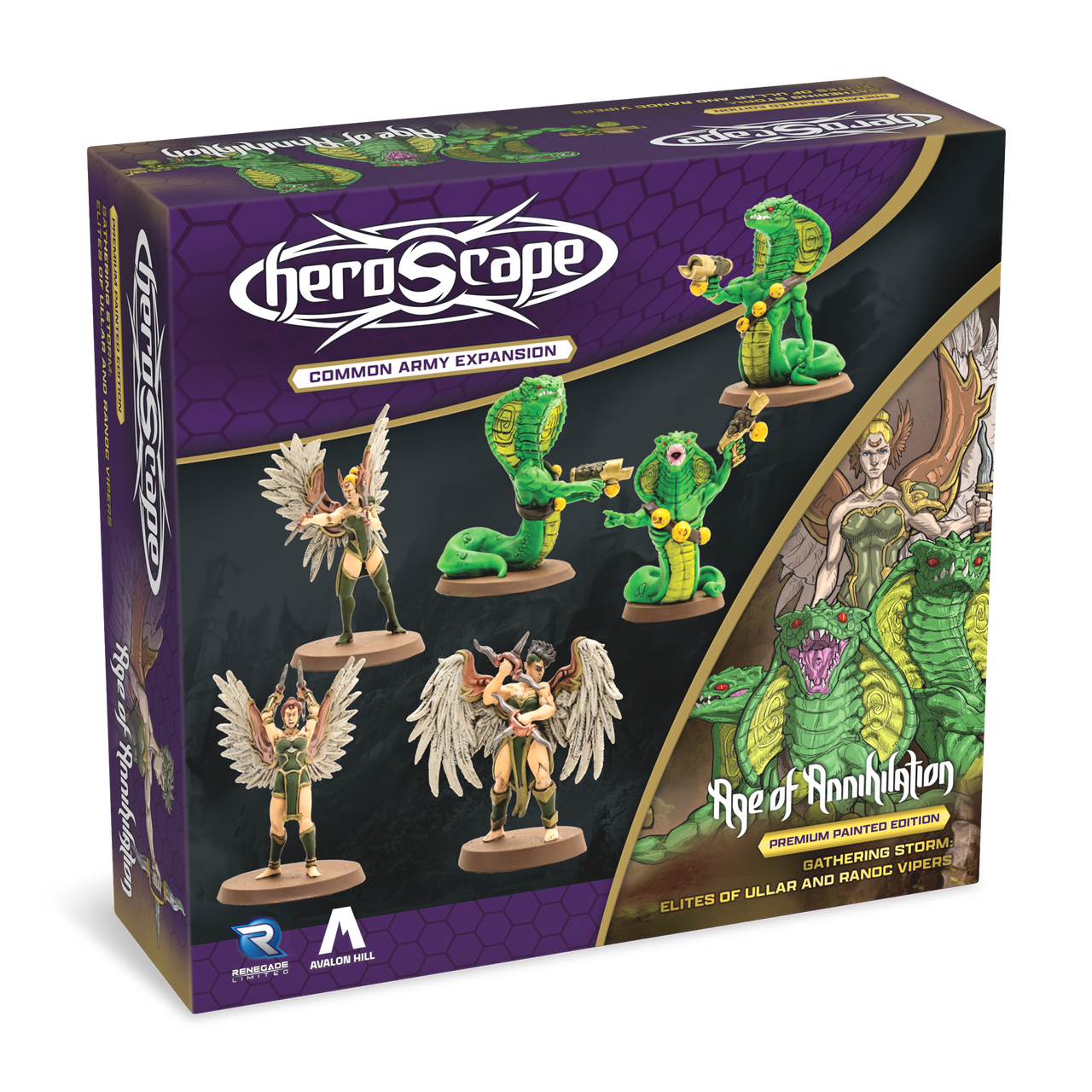 Gathering Storm: Elites of Ullar & Ranoc Vipers Common Army Expansion - Pre-Painted Premium Edition (PRE-ORDER)-All Things Heroscape
