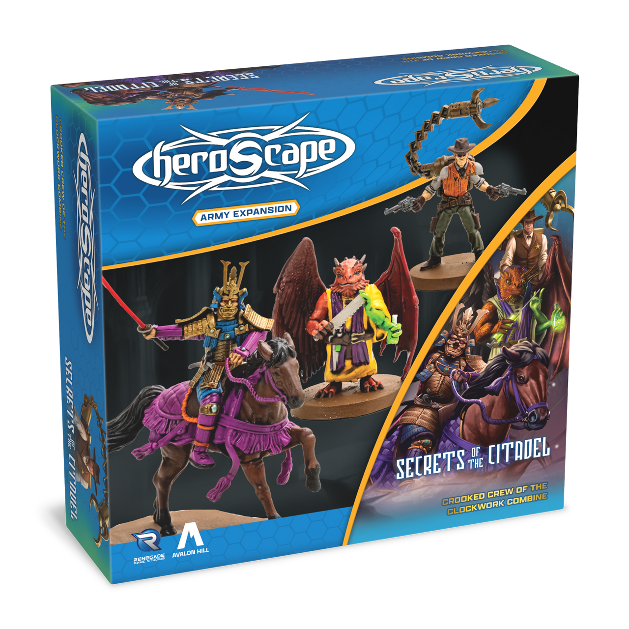 Secrets of the Citadel: Crooked Crew of the Clockwork Combine Army Expansion - Unpainted Standard Edition (PRE-ORDER)-All Things Heroscape