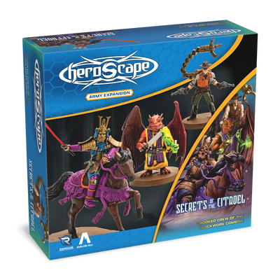 Secrets of the Citadel: Crooked Crew of the Clockwork Combine Army Expansion - Unpainted Standard Edition (PRE-ORDER)-All Things Heroscape