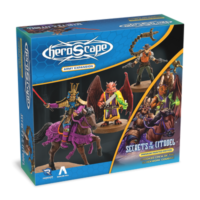 Secrets of the Citadel: Crooked Crew of the Clockwork Combine Army Expansion - Pre-Painted Premium Edition (PRE-ORDER)-All Things Heroscape