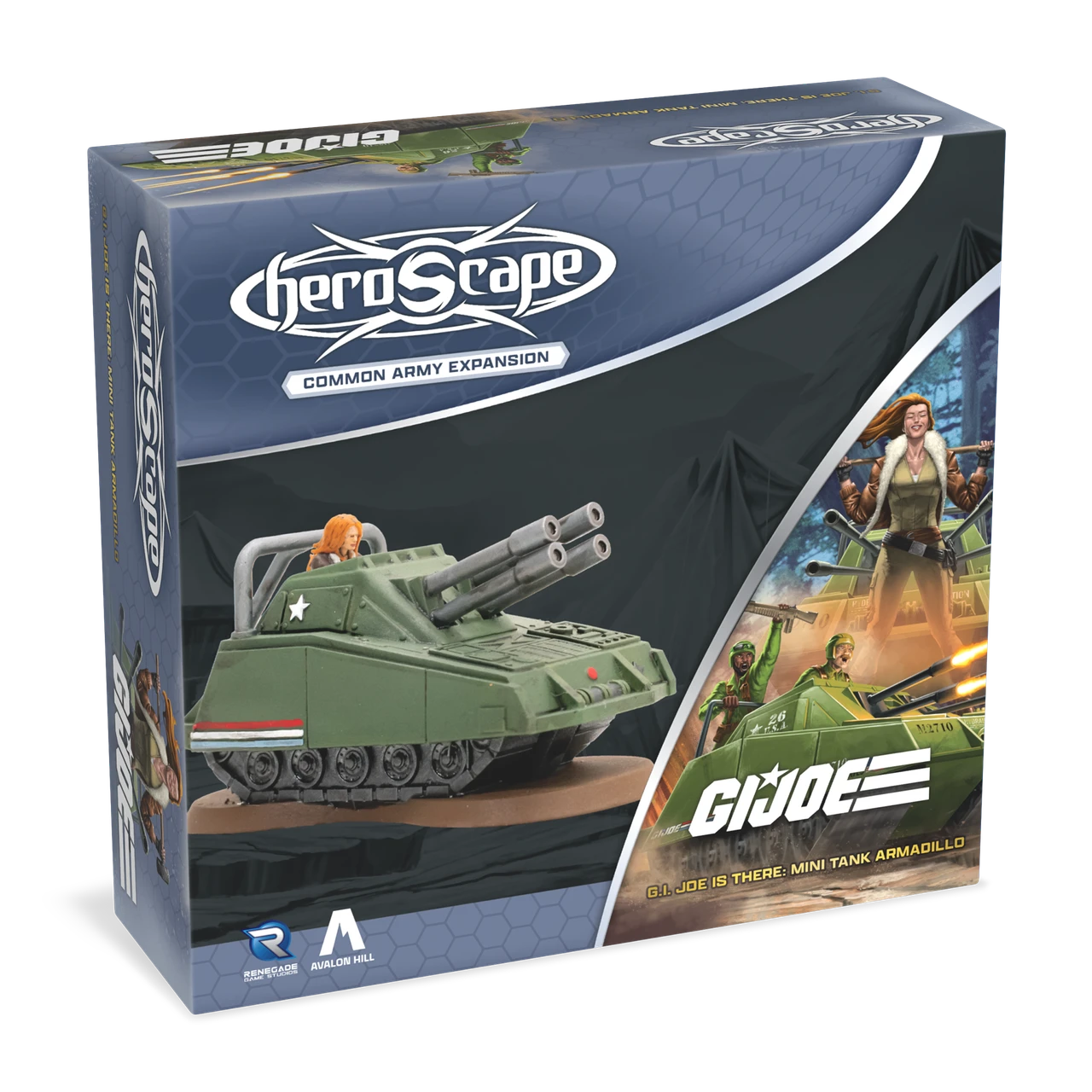 G. I. Joe is There: Mini Tank Armadillo Army Expansion - Unpainted Standard Edition (PRE-ORDER)-All Things Heroscape