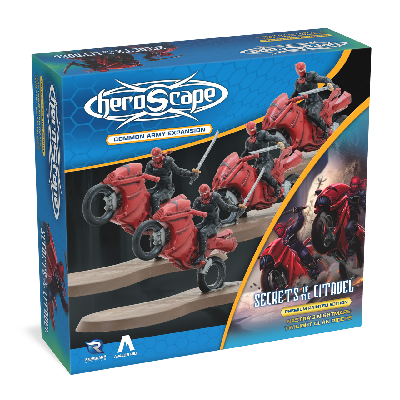 Secrets of the Citadel: Twilight Clan Riders Army Expansion - Pre-Painted Premium Edition (PRE-ORDER)-All Things Heroscape