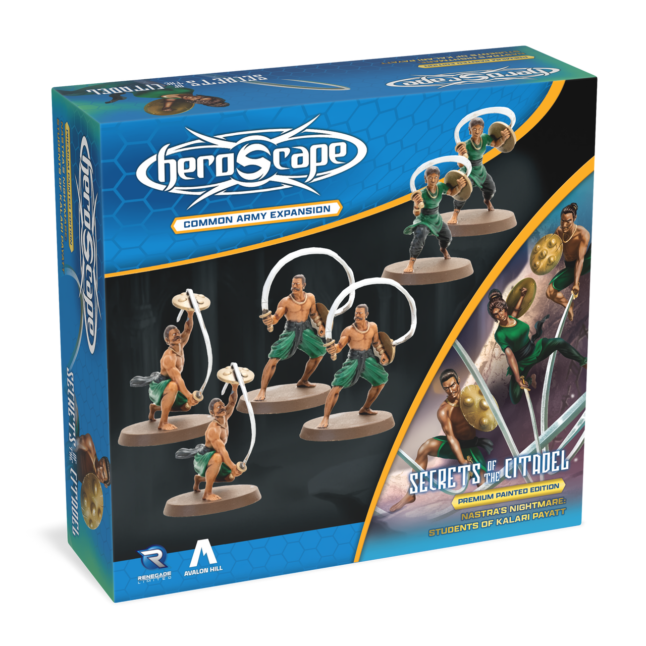 Secrets of the Citadel: Students of Kalari Payatt Army Expansion - Pre-Painted Premium Edition (PRE-ORDER)-All Things Heroscape