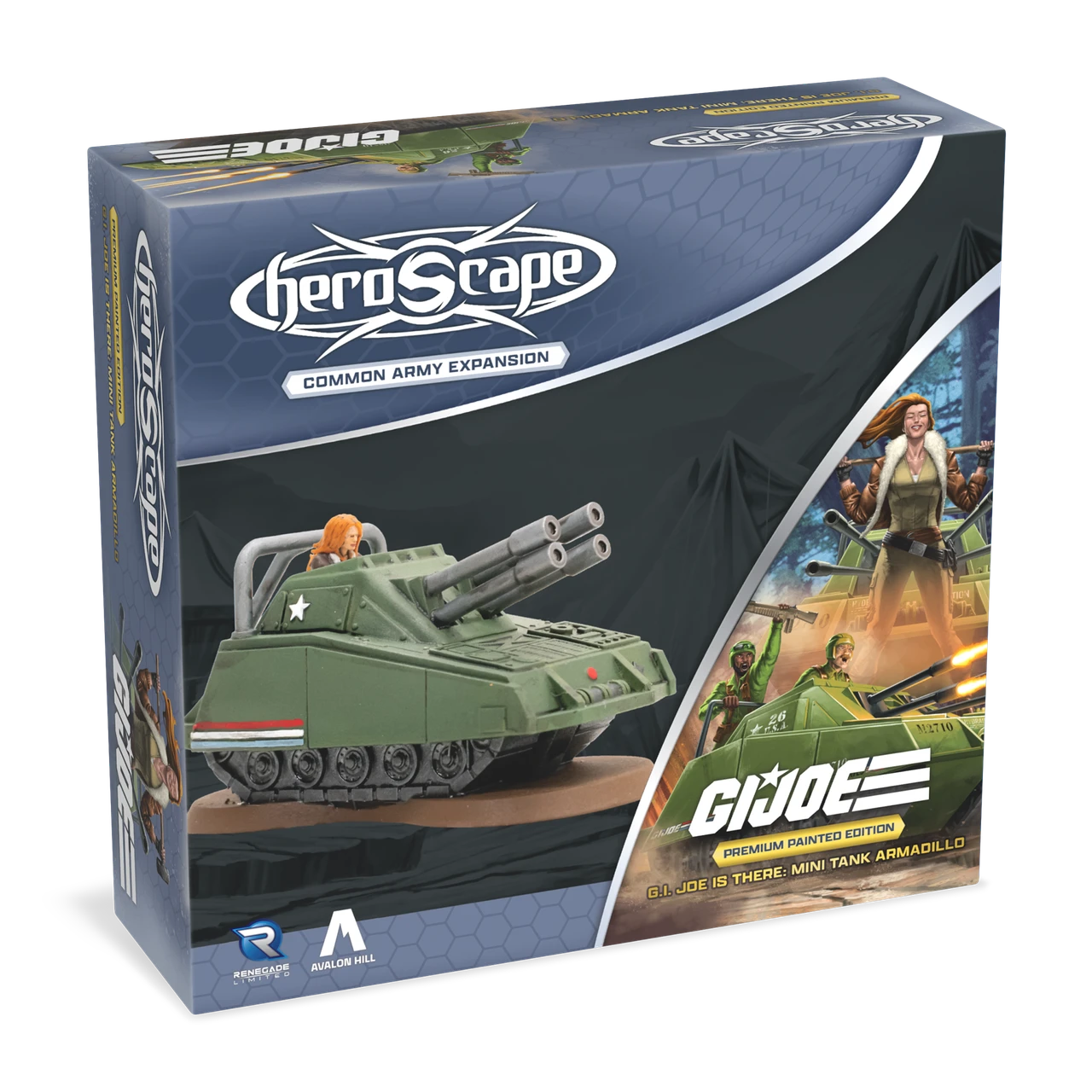 G. I. Joe is There: Mini Tank Armadillo Army Expansion - Pre-Painted Premium Edition (PRE-ORDER)-All Things Heroscape